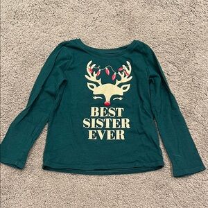 Reindeer Best Sister Ever Tee